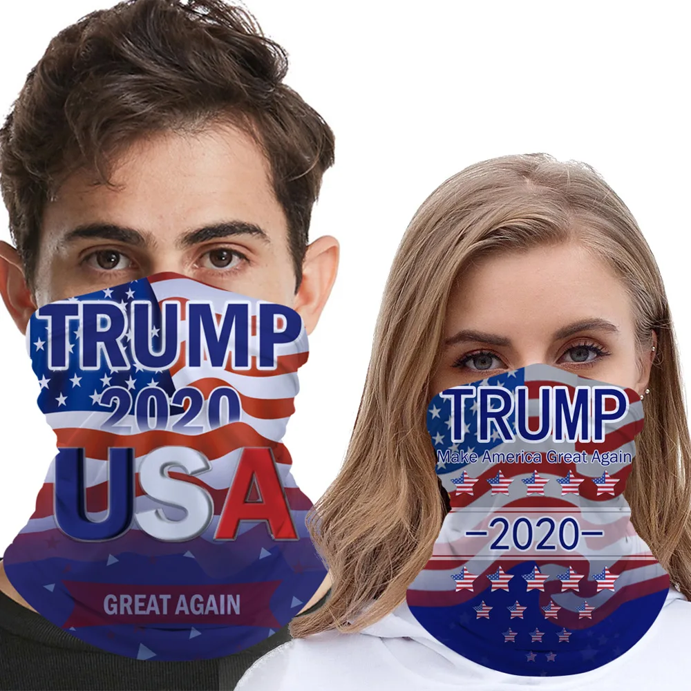 
Logo Customized Election Surrounding Flag Design Magic Riding Multifunctional Sunscreen Dust Turban 