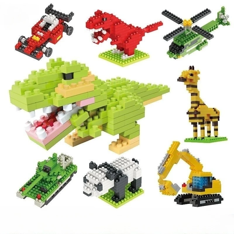 XR hot sale animal mini blocks toys diy building blocks educational toys kids nano blocks