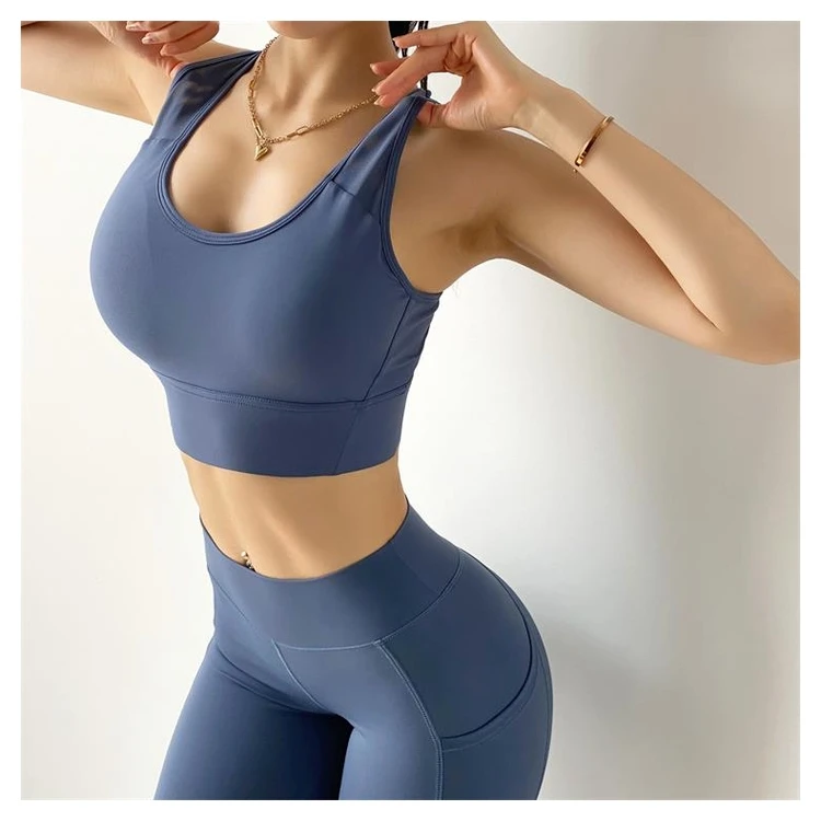 open back sports bra Sweat-Wicking