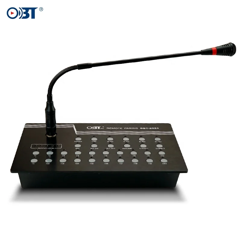 OBT-8051 официального сообщения или экстренное сообщение трансляции микрофон для дальних зон
