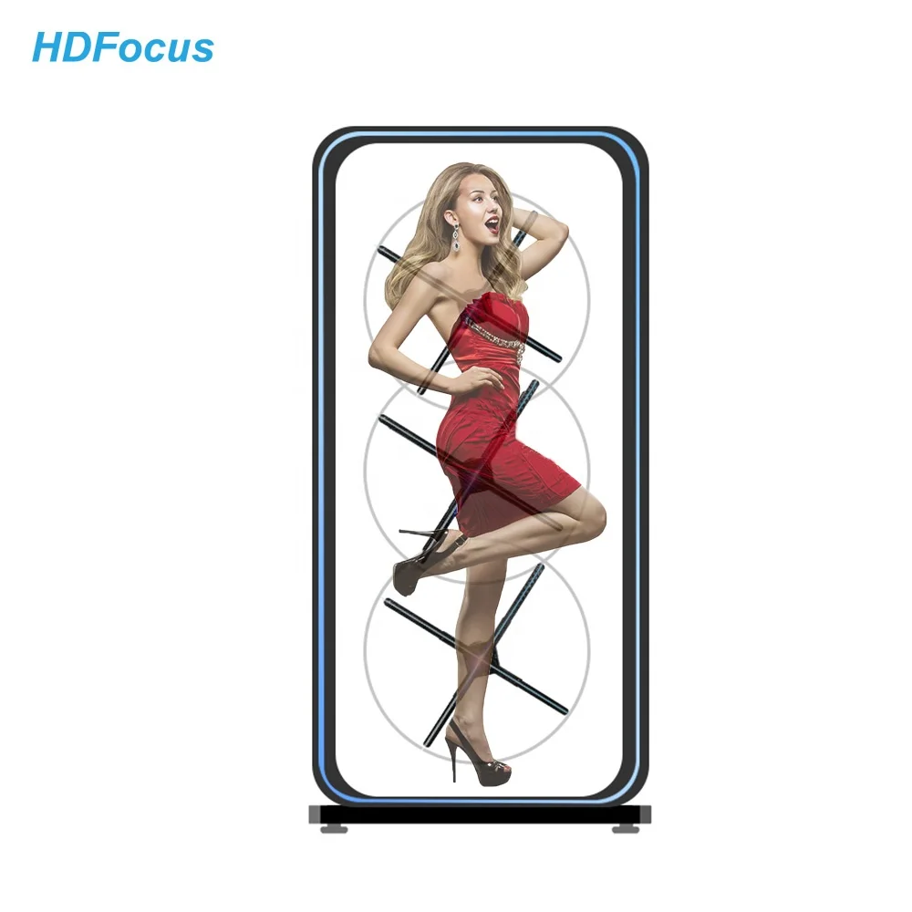 Ologram 3D Hologram Advertising Projector Holographic Fan Wall
