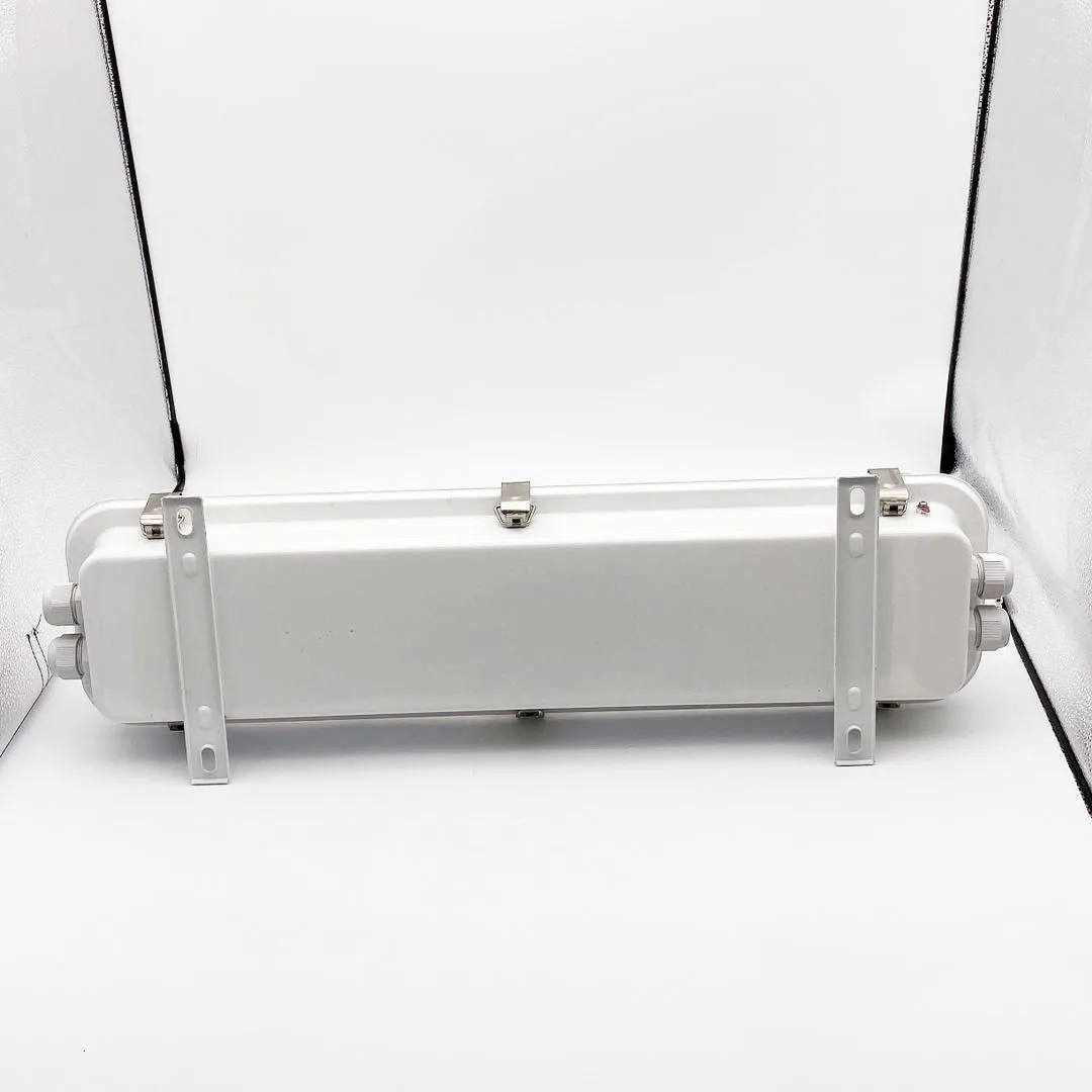 Outdoor t8 tube pendant waterproof 2 x18w marine fluorescent light with emergency lamp holder JCY22-2EF