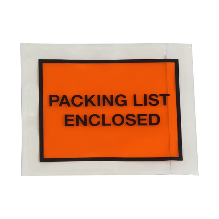 C6 Samoprzylepne koperty kurierskie na dokumenty z nadrukiem Packing list envelope for shipping C5 DIN lang CPP CPE film