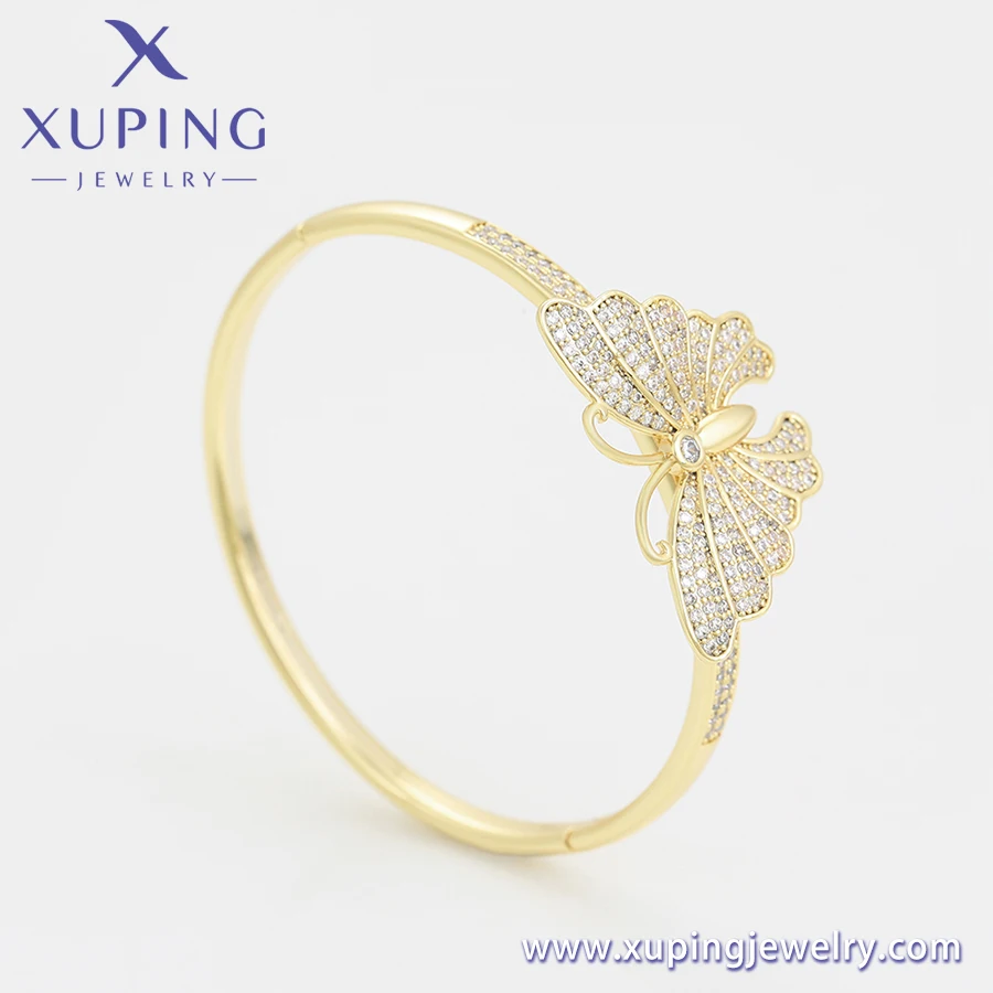 A00916728 xuping jewelry Korean popular exquisite animal series butterfly diamond 14K gold color jewelry set