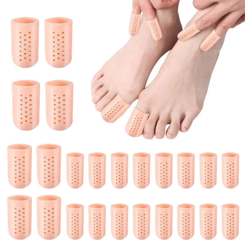 Wholesale Cheap Price Gel Big Toe Caps Covers Prevention for Corns Blisters and Ingrown Toenails Foot Pain Relief Protector