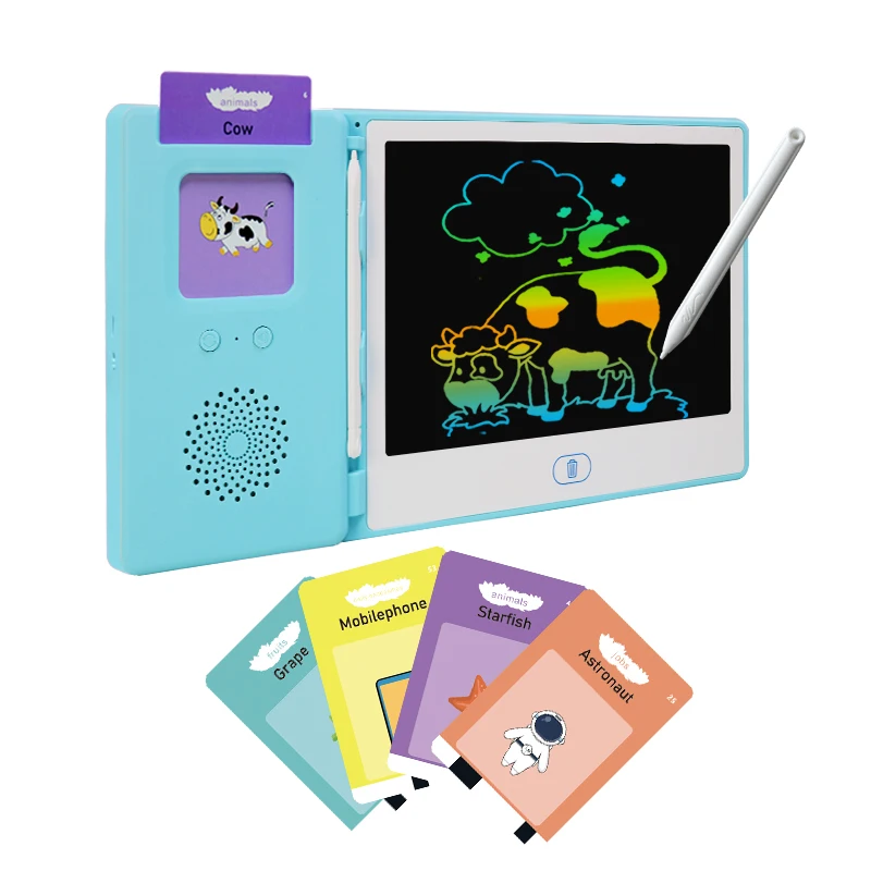 Preschool Educational Machine Lcd Writing Tablet With Card Reader For Kids 8.5 Inch Digital Writing Pad