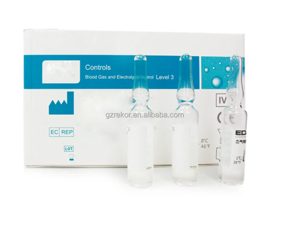 High quality clinical blood gas analyzer portable automated arterial and electrolyte analysis for hospital / clinic