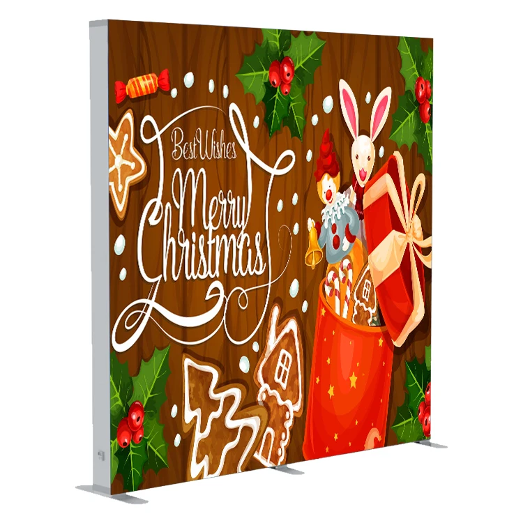 high quality 120mm led advertising crystal trade frame show light display seg portable lightbox