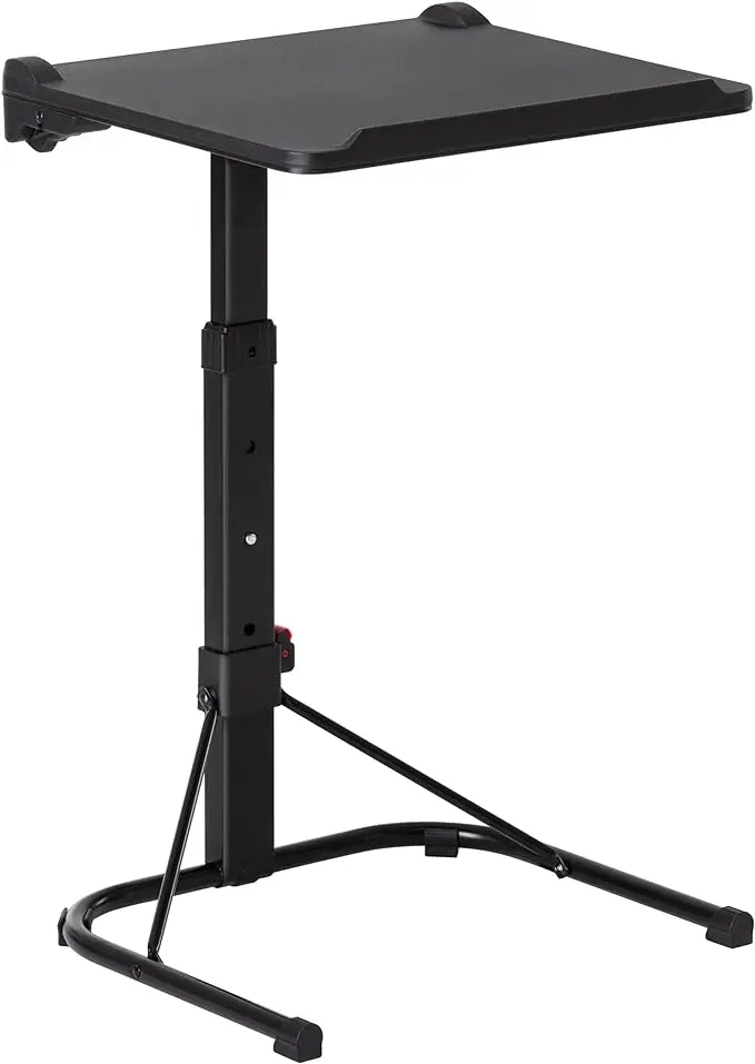 Wall Mountable Adjustable Folding TV Tray Table for Eating and Laptops