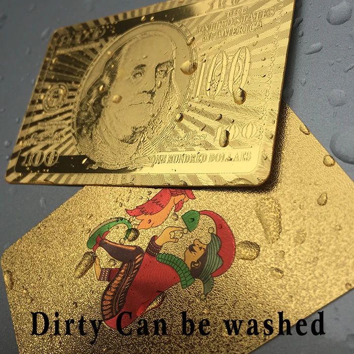 
GS-18016 Gift Poker Playing Cards PET Mat Playing Card Foil 