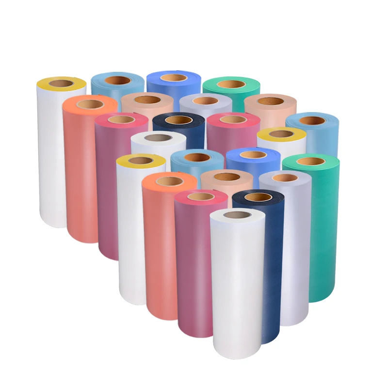 Free Sample Custom Flex Flock Htv Rolls Heat Transfer Press Vinyl For T Shirt Fabric
