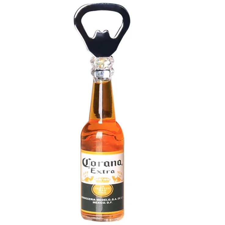 Popular Beer bottle opener refrigerator fridge magnet creative decoration craft small gift for home decor