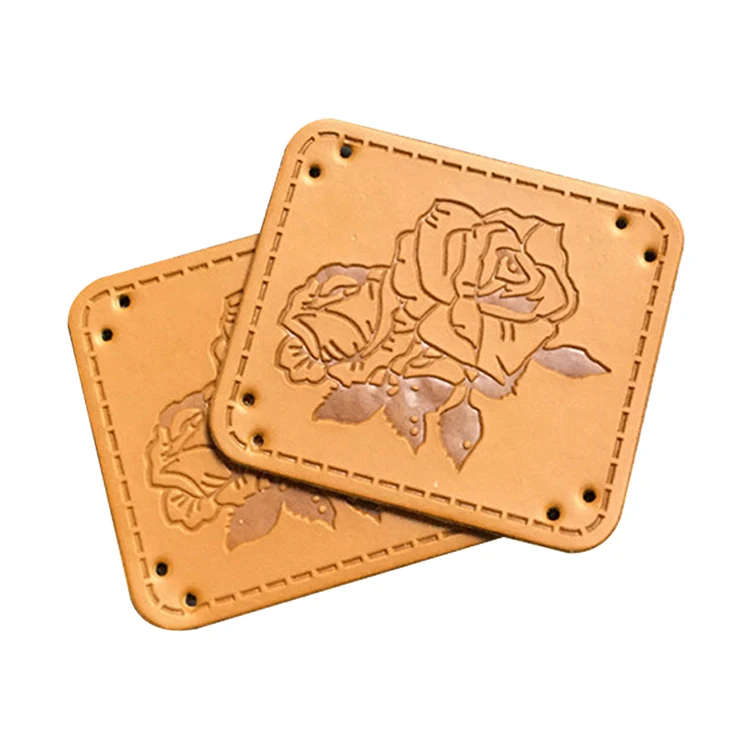 Good Price Custom Logo PU Leather Faux Leather Clothing Custom Leather Label