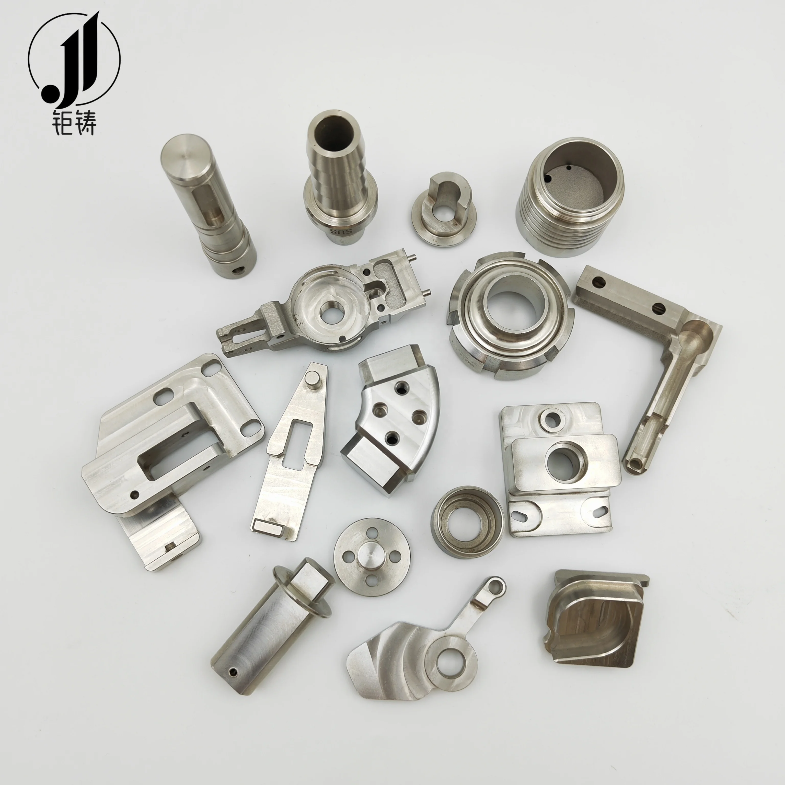 Juzhu High Precis CNC аксессуары для обработки алюминия производитель логотип гравировка стали обрабатывающие детали