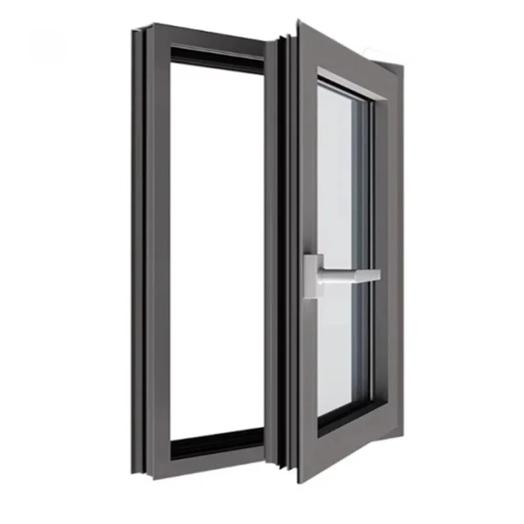 YK Thermal Break Aluminum Sliding Windows Double & Triple Glazed Casement House Windows Durable Aluminium Material