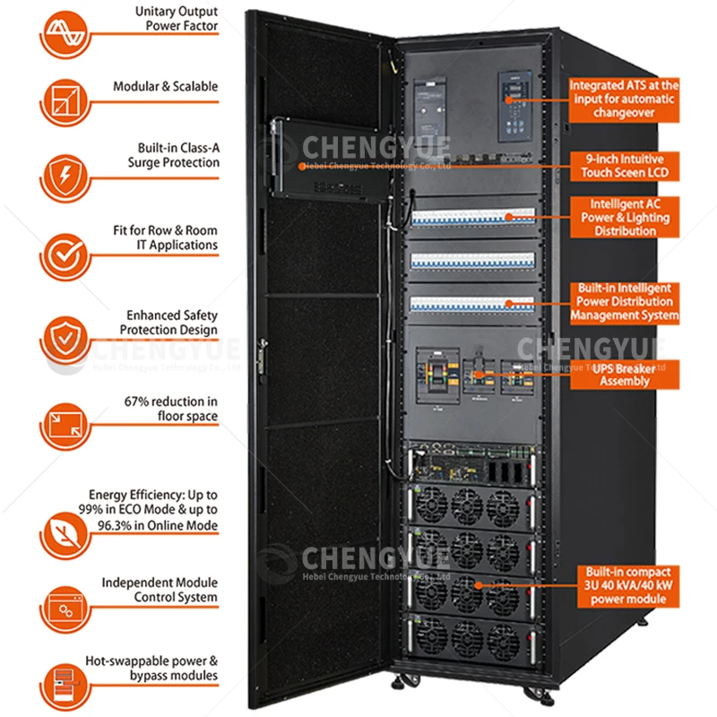 Vertiv Liebert emerson APM160 high frequency ups 160kva online double conversion modular ups for data center
