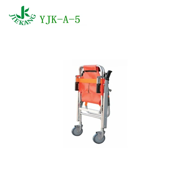 Convenient Flexible Aluminum Alloy Metal Folding Patient Transfer Stair Chair Stretcher For Ambulance