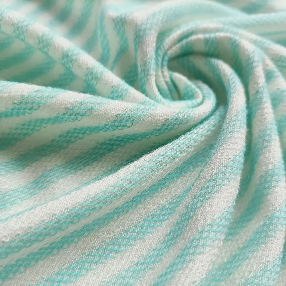 Лидер продаж, французская махровая ткань из 100% хлопчатобумажной пряжи, окрашенная пике ткань для рубашек поло, школьных рубашек