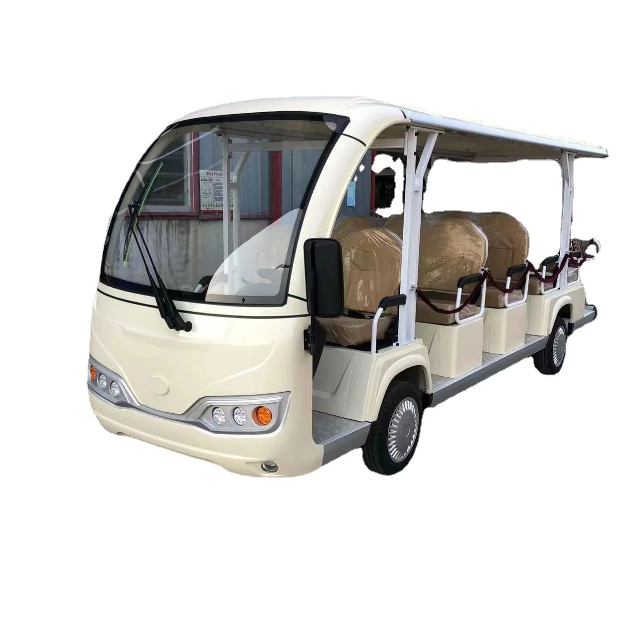 Greenmotor Electric leisure Sightseeing city tour bar bus electric car truck mini shuttle bus for sale