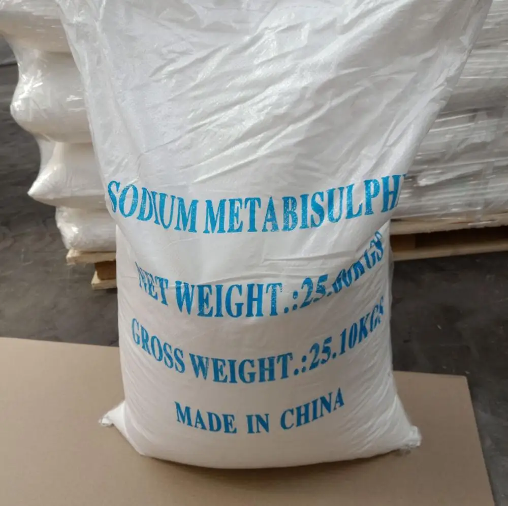 
Manufacturer metabisulfite sodium food grade/Industrial grade CAS 7681-57-4 