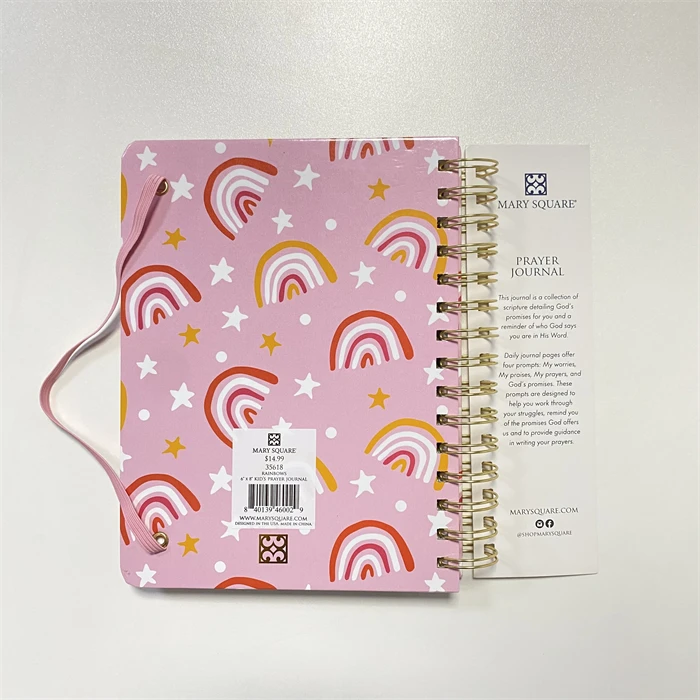 2021 New Design Colorful Small Square Rectangular Planner Agenda Notebook kawaii notebook
