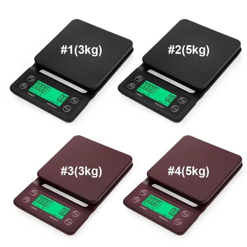 Бытовые новые электронные весы для кофе ручной работы кухонные пищевые ингредиенты стол Взвешивание грамм
