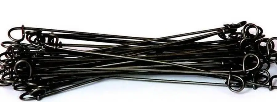 Factory price 150-180mm  black annealed wire galvanized wire tie single or double loop tie wire