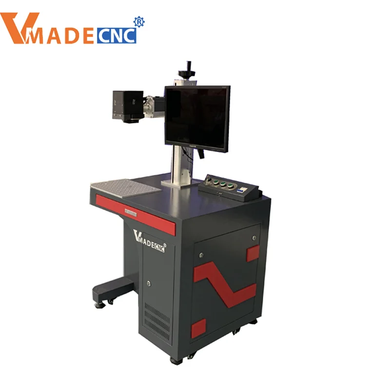 Raycus Jpt 20W 30W 50W 100W Mopa Color Fiber Metal Plastic Laser Marking Cutting Engraving Machine with Rotary