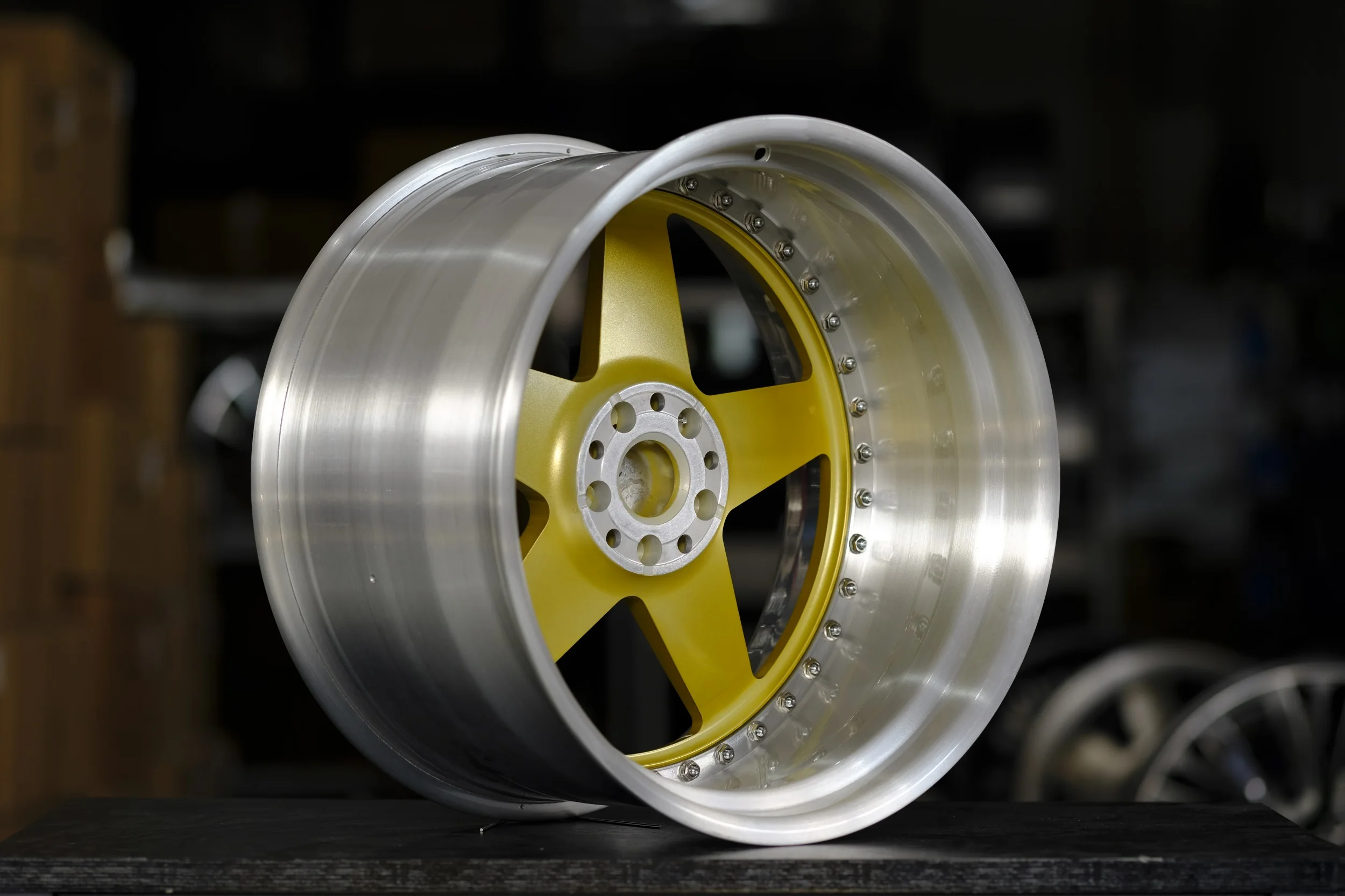 22 Inch Custom Forged Wheels For Vossen Hf5 Forged Chrome Magnesium Deep Lip