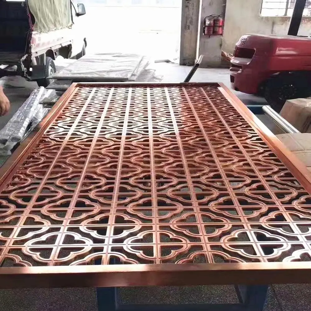 Curtain Wall Decorative Aluminum Laser Cut Carved Perforated Mashrabiya Panel
