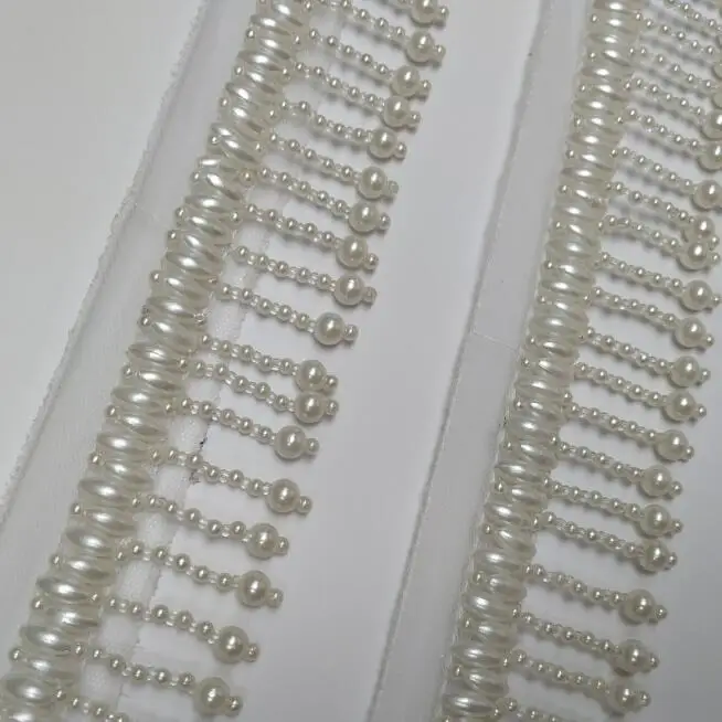 5 см ручной работы черно-белое платье с жемчугом и стразами; Отделка