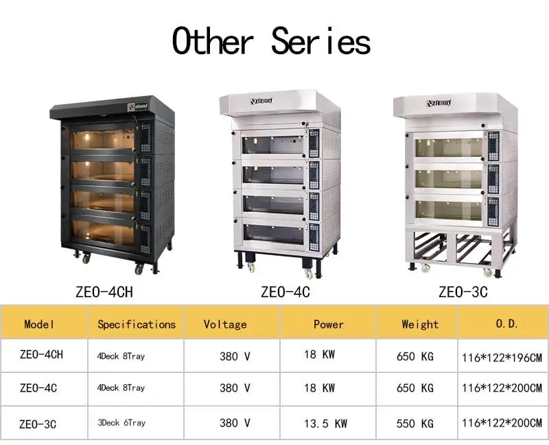 
The oven factory Hotel 3 deck 6 tray ovens commercial bakery baking equipment baker machines machinery for bread making oven 
