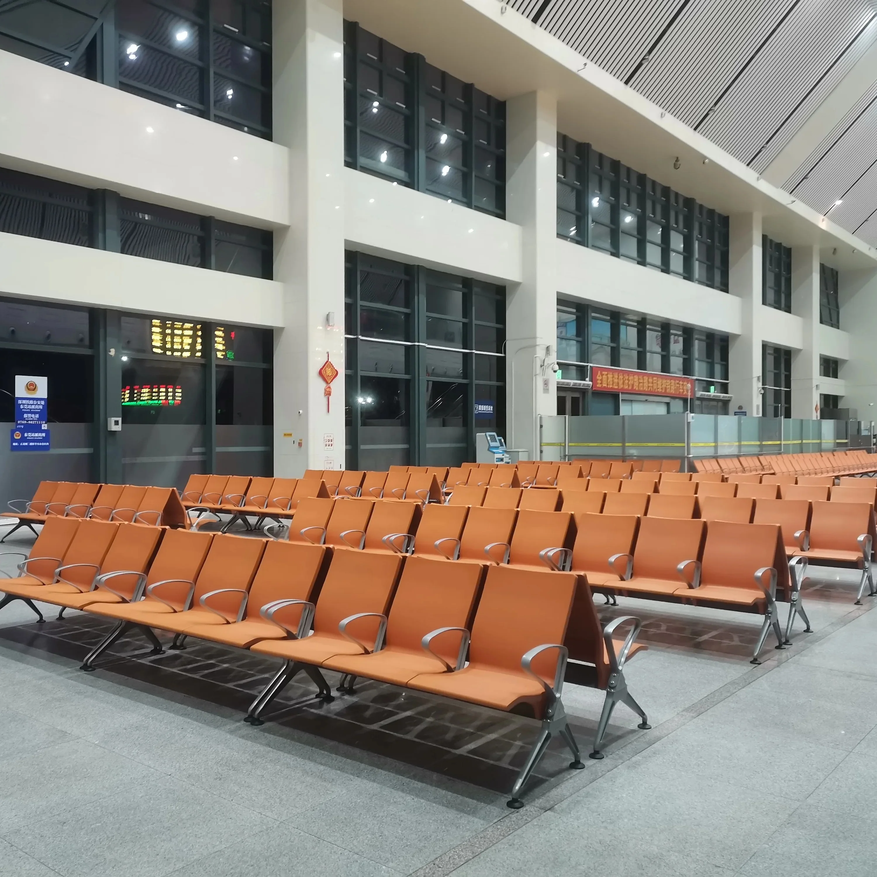 Airport Chair 3 Seater Waiting Chairs For Hospital Clinic Aluminum Public PU seating