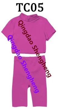 Custom Logo Pattern Solid Color Mommy and Me Outfit 2 Pieces Biker Shorts Set