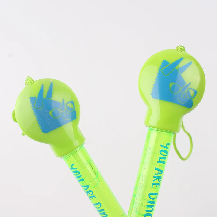 Classic Round Logo-Customized Liquid Bubble Ballpoint Pen With Lanyard Logo