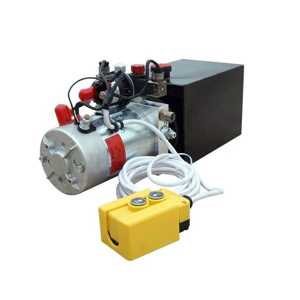 Mini Hydraulic Power Pack Unit DC 12V 24V 48V for Dump Trailer