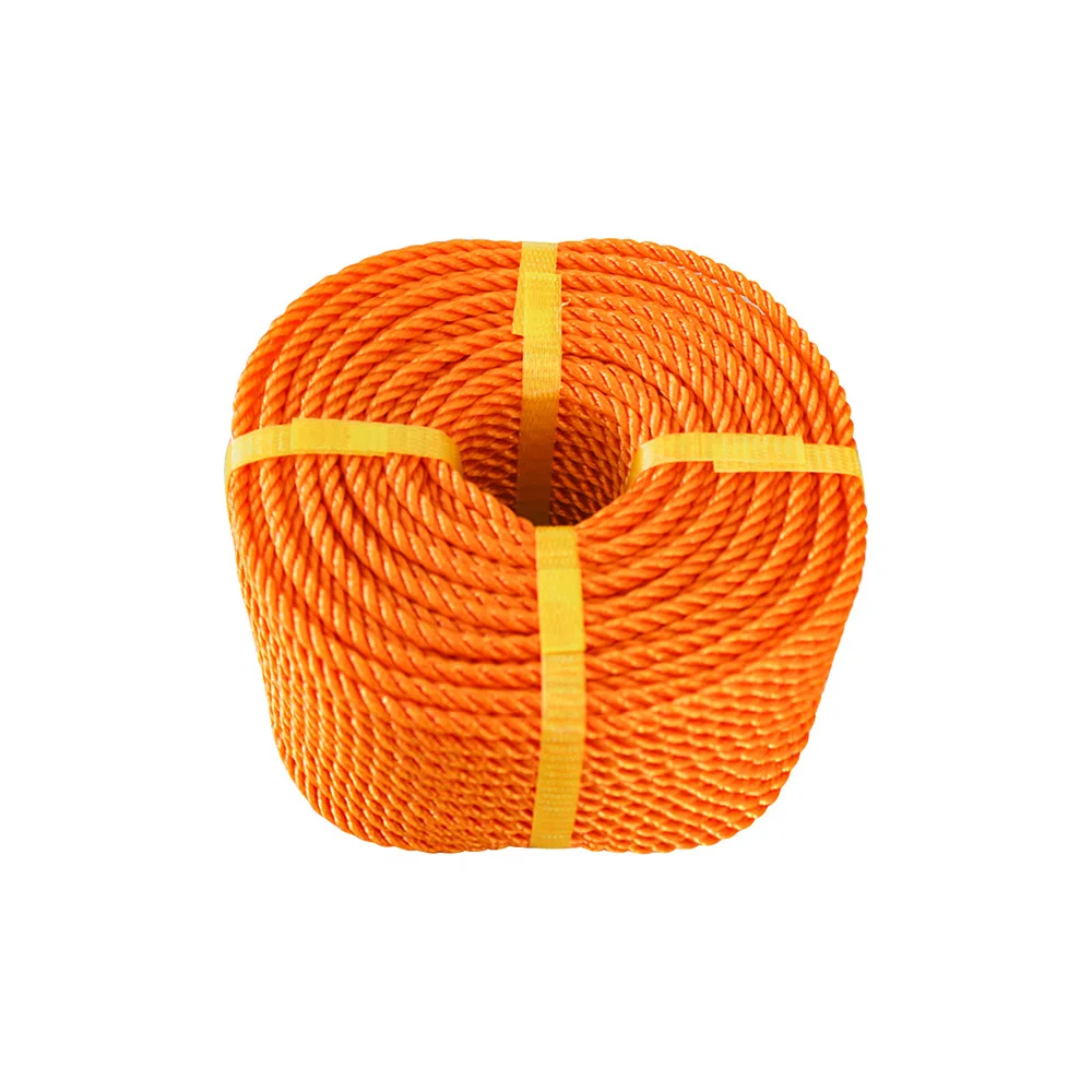 (NC-Rope) High Quality Mixed Color Twisted 3-Strands 4mm -52mm PP mooring rope