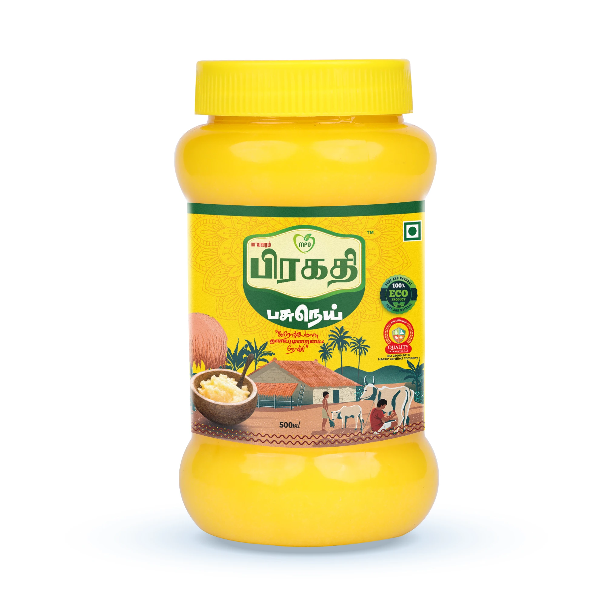 Good Quality natural Pure and Organic 500ml Ghee Best Grade Natural Ghee indian origin