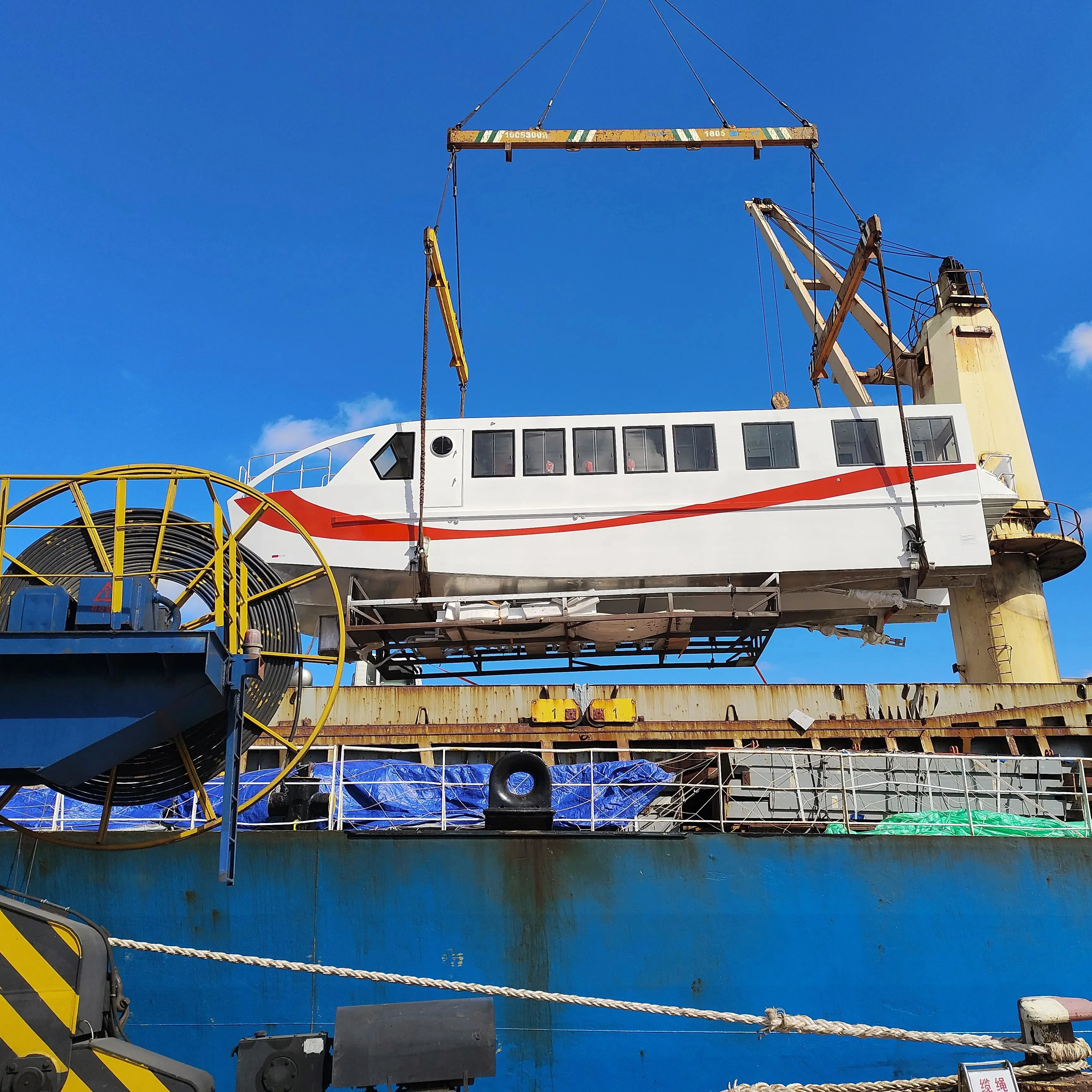 Factory mass production Catamaran Boat 100 Passenger sales Big Boat Passenger Boats For Transporting Cargo And Passenger