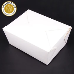 Disposable Custom Printed Recyclable Lunch Fast Food Paper Bento Box