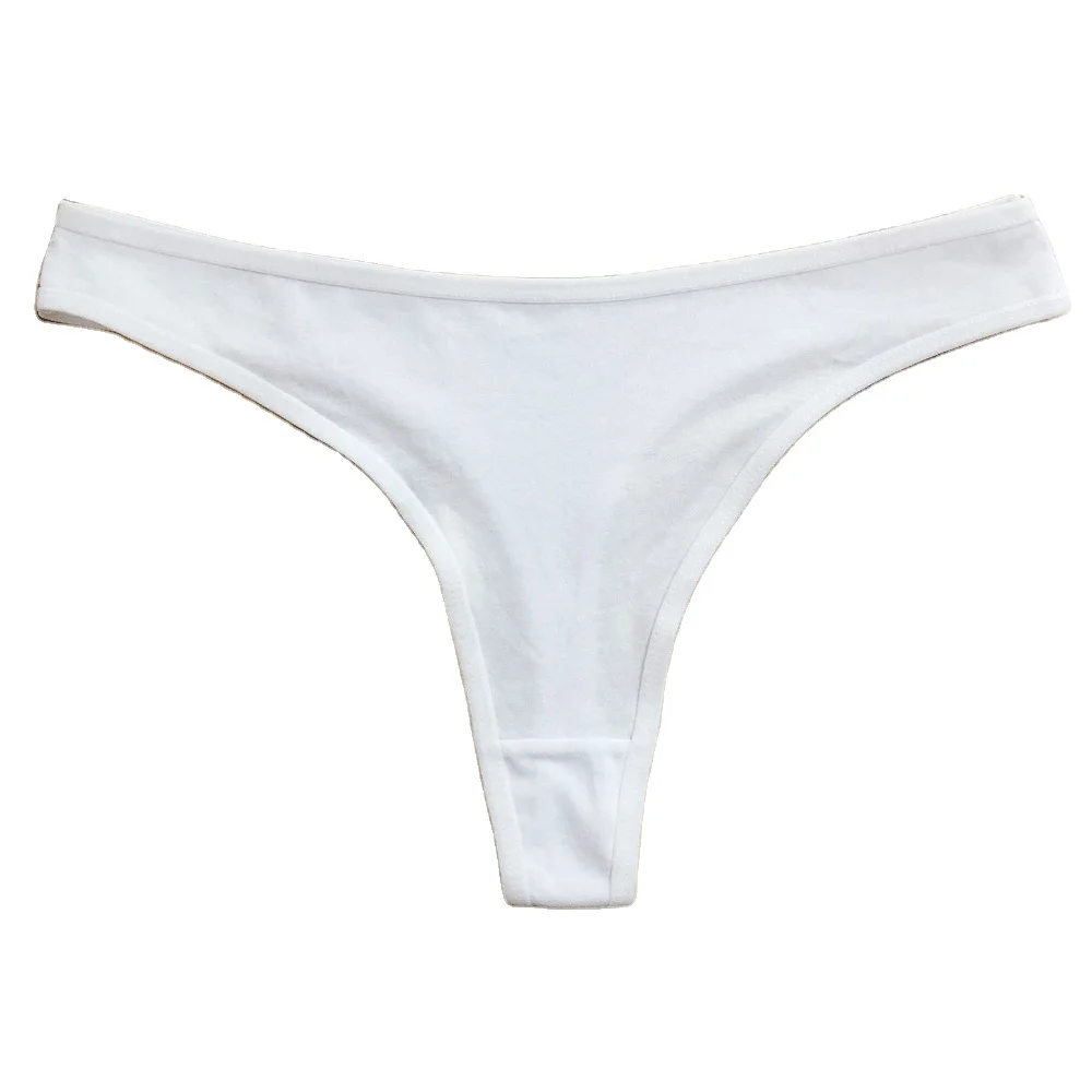 Cheap Price  Cotton panties spandex thong sexy lingerie women thong g-string cotton