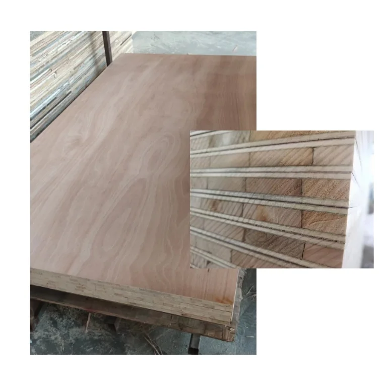 Hot selling pine core block board with okoume veneer face