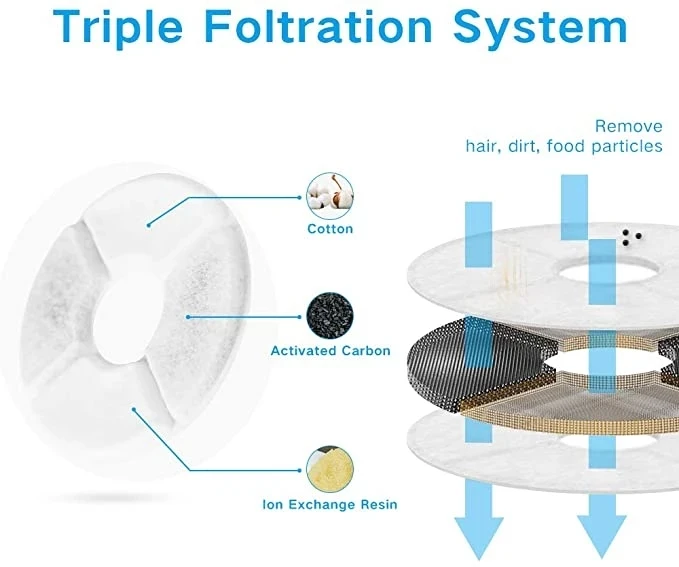 Automatic Electric Water Motor With Led Swan White New Drinking Pet Watee Fountain