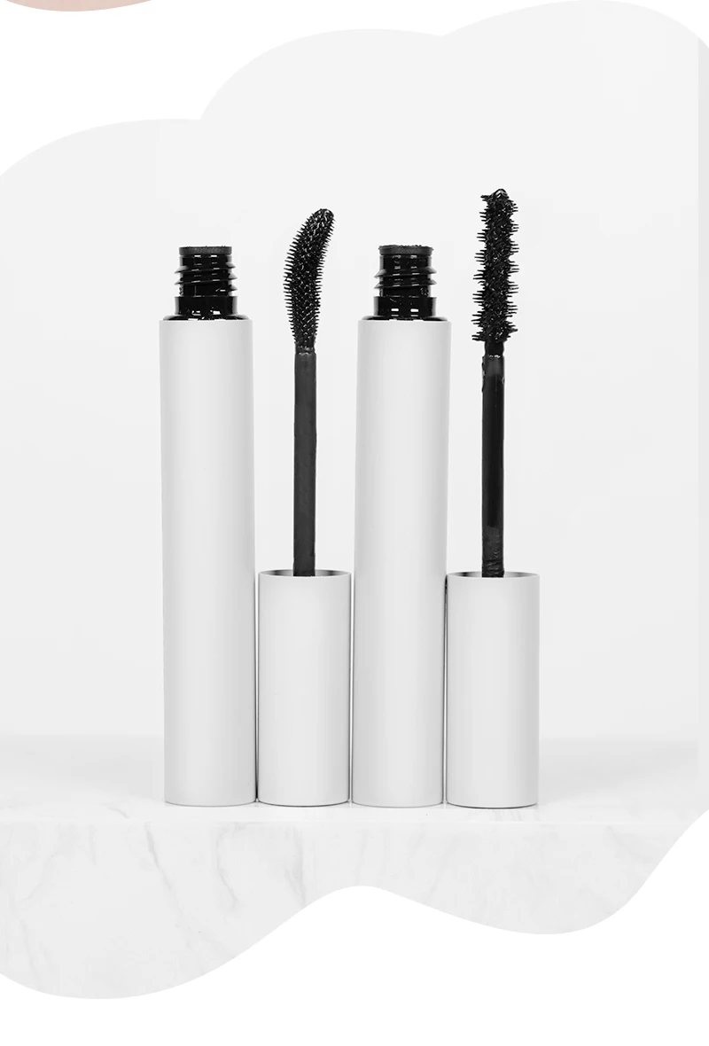 Mascara Voluming Waterproof Quick Dry Black Lengthening Mascara Brush Tube Eyelash Curling Thick Mascara Private Label