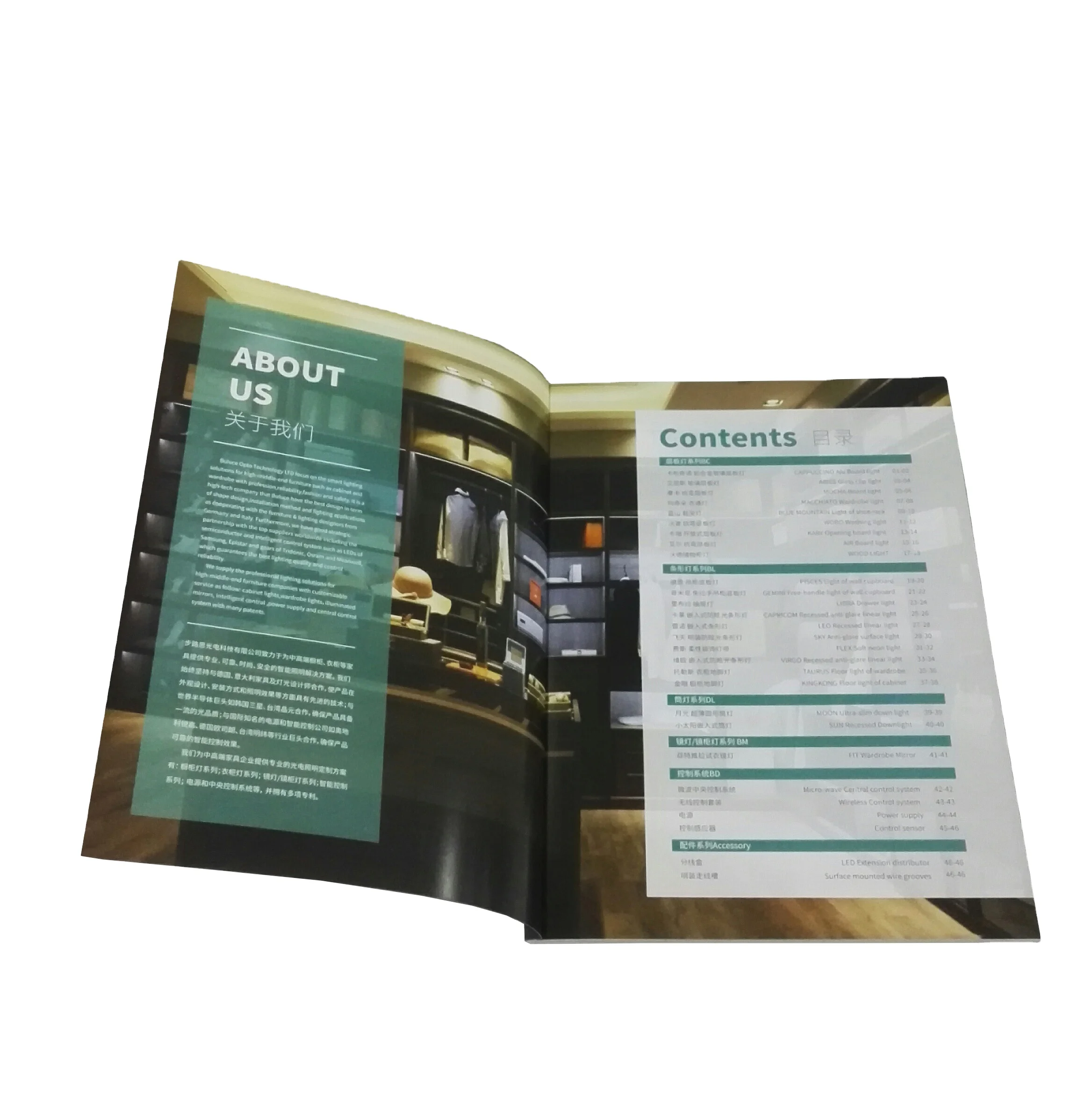 Custom Design Full Color Customized Size Paper Magazine Softcover Book Printing Perfect Binding magazine printing