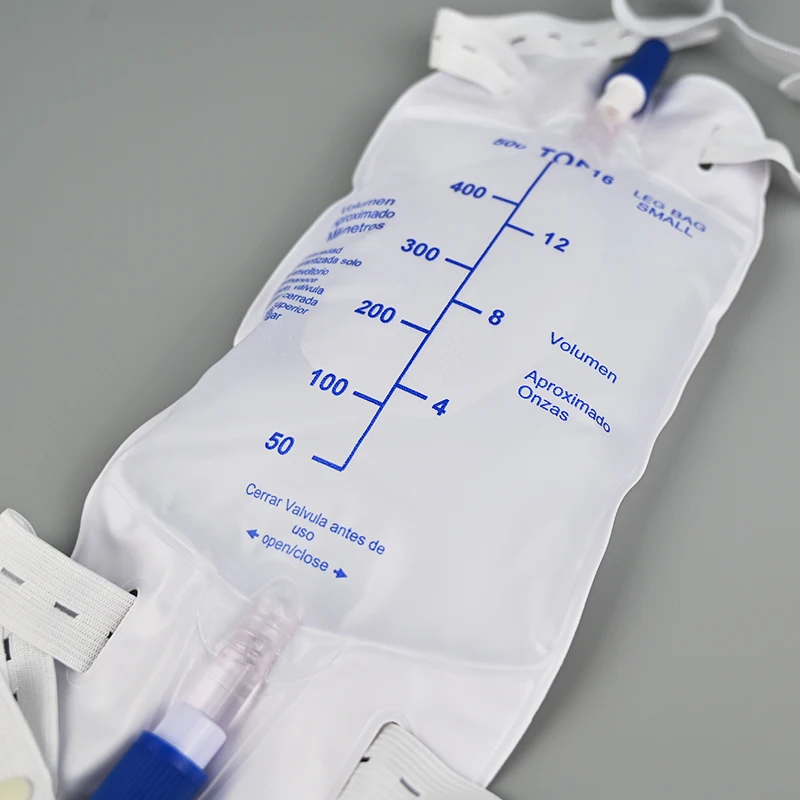 High quality adulturine bag hospital use urine drainage bag customization urine collector leg bag