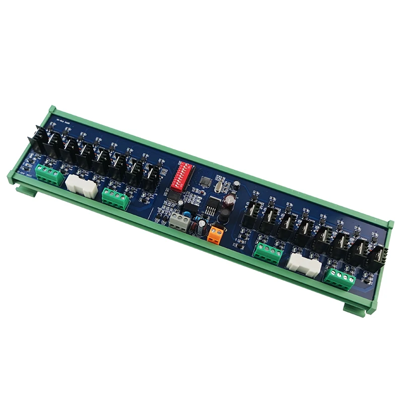 16-Channel RS485 Communication Expansion PLC DC Amplifier Board Modbus Protocol 485 Data Collector With Timeout Detection