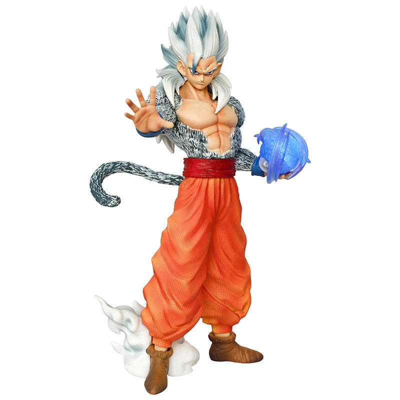 Wholesale japan dragonball action anime figure 28cm while black hair Son Gohan action figure for collection