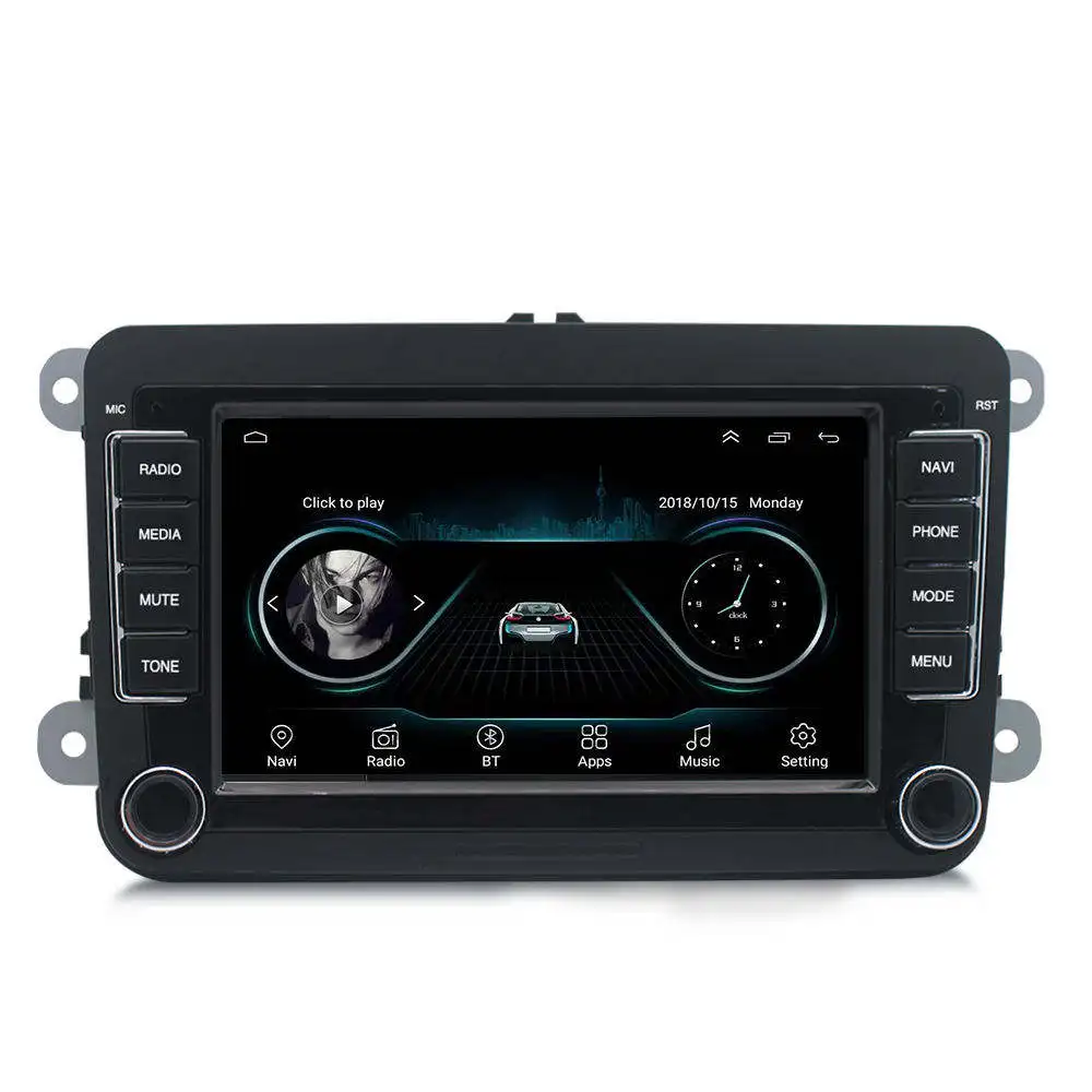 Android 2Din 7inch Car Radio Car multimedia Player System Gps Navigation For VW Polo Golf Passat Jetta