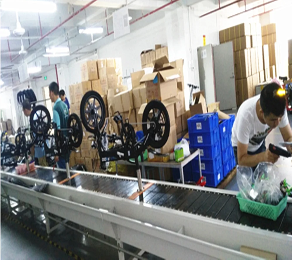 Bicycle automatic assembly line